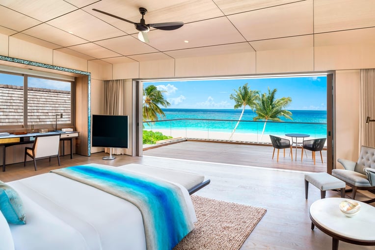 The St. Regis Maldives Vommuli Resort mlexr-master-bedroom-6181-hor-clsc