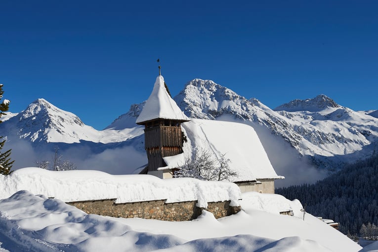 Tschuggen Grand Hotel Arosa MoMo_REST_TGH_VHA_Bergkirchli_Winter
