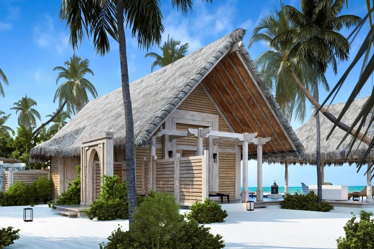 Waldorf Astoria Maldives Ithaafushi  MLEON_WA-MALDIVES_1BR-BEACH-VILLA_PERSP