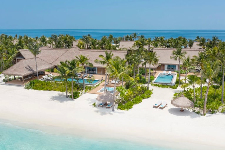 Waldorf Astoria Maldives Ithaafushi  MLEON_WA_Maldives_Three_Bedroom_Beach_Villa_Exterior