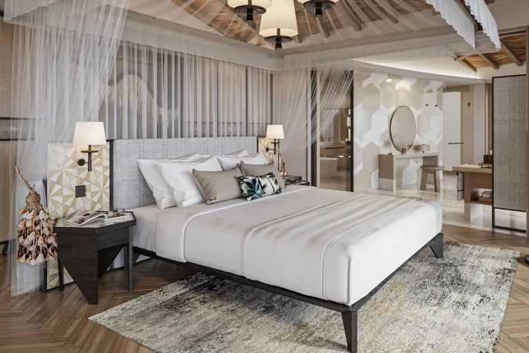 Waldorf Astoria Seychelles Platte Island 08d_Villa_Bedroom