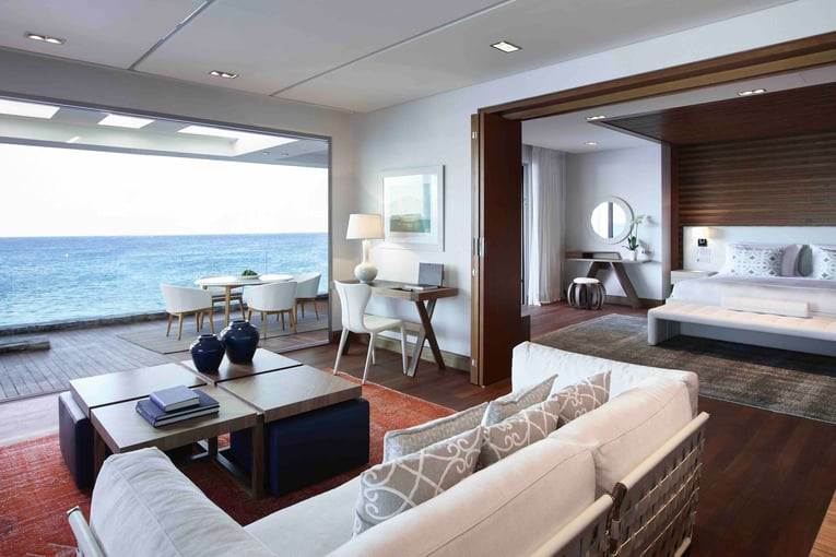 presidential villa living area